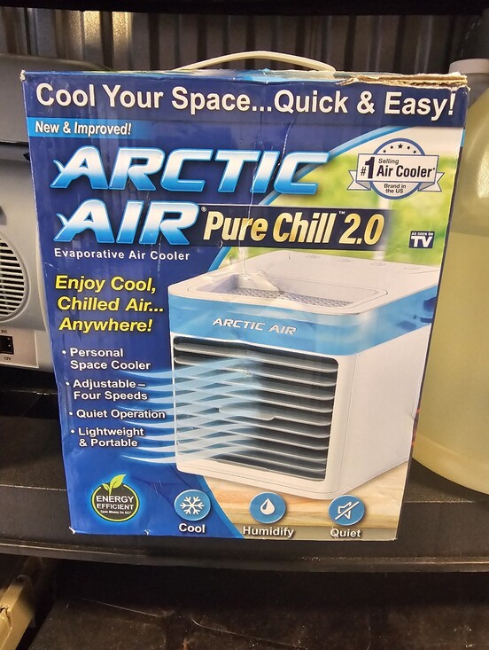 Artic Air Other - Artic AIR Pure Chill 2.0 Personal Space Cooler - White/Gray